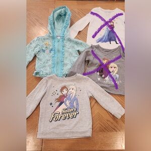 DISNEY FROZEN 3t Girls 2 piece Cold Weather Bundle